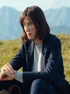 Ursula Brandmeier Eat Pray Bark Blue Blazer