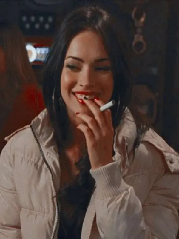 Megan Fox Jennifer���s Body White Puffer Jacket