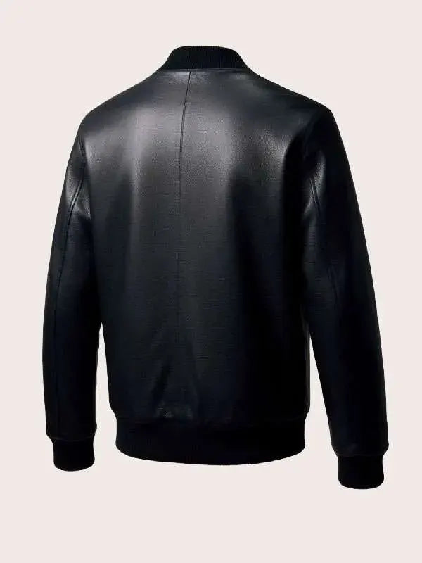 Calvin Lee Siren Black Leather Jacket