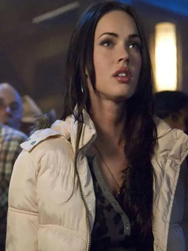 Megan Fox Jennifer���s Body White Puffer Jacket