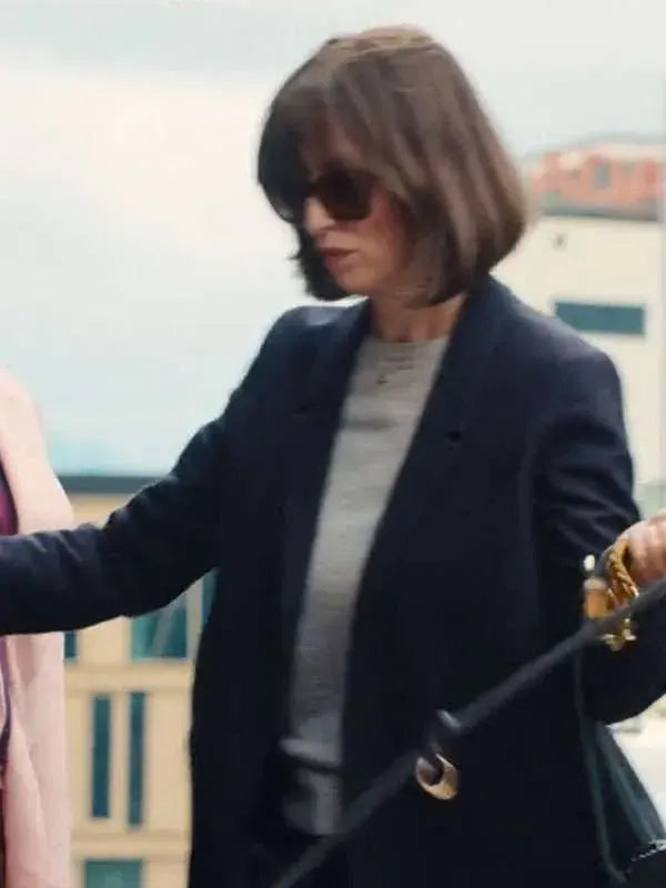Ursula Brandmeier Eat Pray Bark Blue Blazer