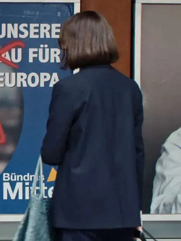 Ursula Brandmeier Eat Pray Bark Blue Blazer