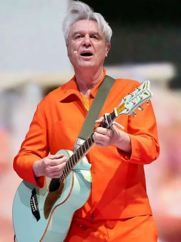 Coachella 2026 David-Byrne Orange Jacket