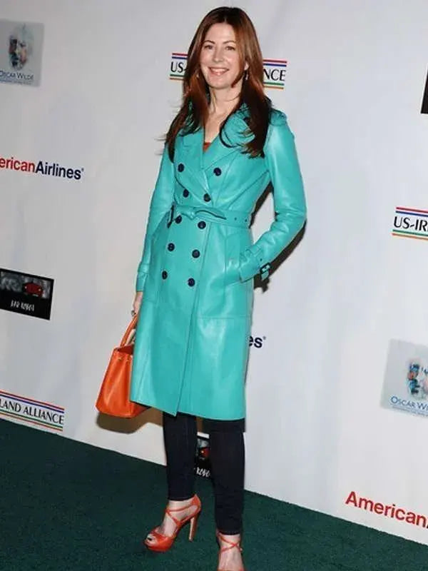 Dana Delany Double Breasted Trench Coat