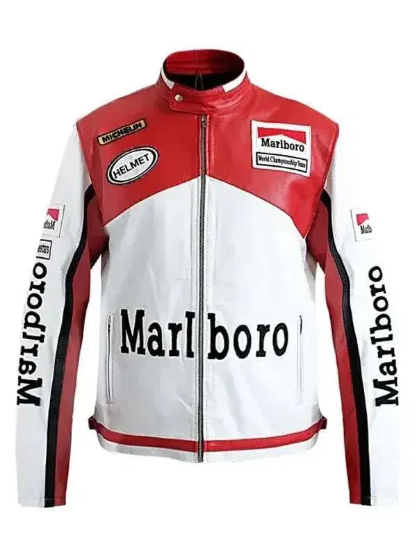 Marlboro Leather Racing Jacket