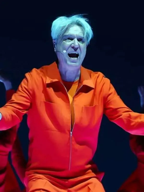 Coachella 2026 David-Byrne Orange Jacket