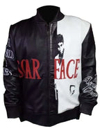 Scarface Tony Montana Leather Bomber Jacket
