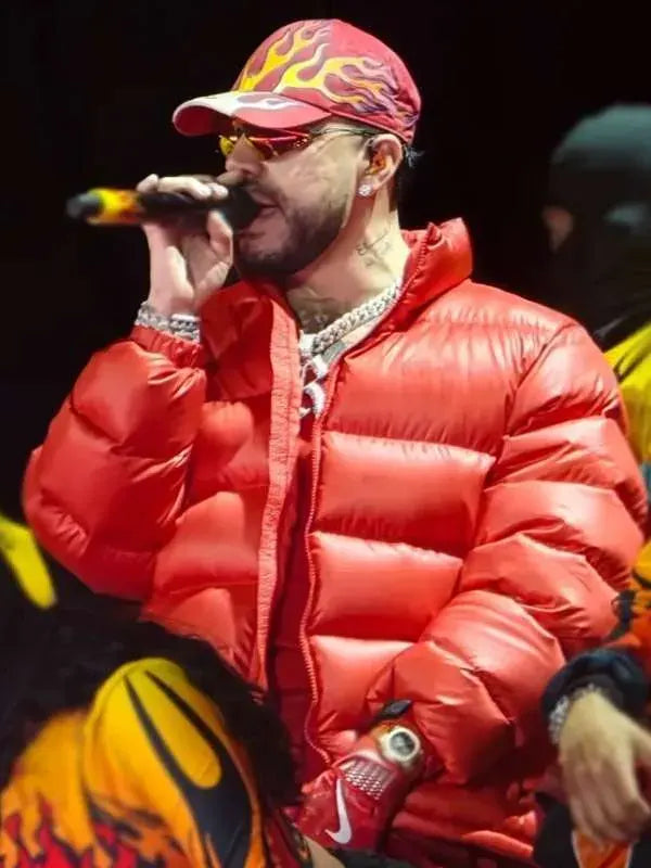 Colombia Ryan Castro Red Puffer Jacket