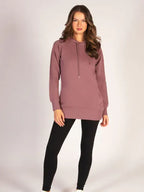 Liam Hayes Light Brown Longline Hoodie