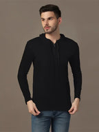 Benjamin Ross Men's Black Cotton Hoodie