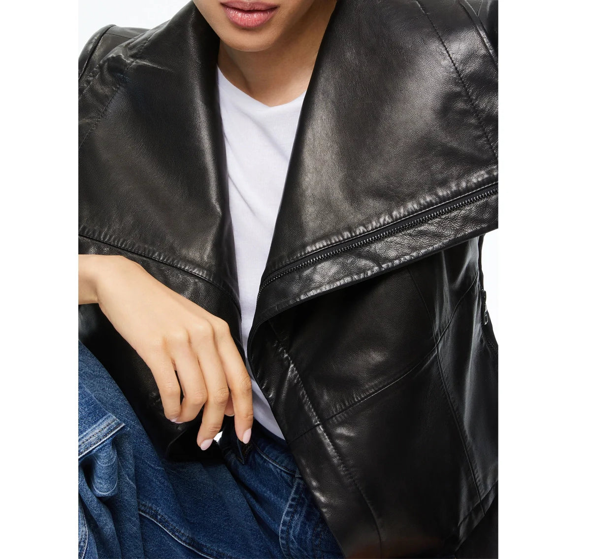 Buy-Alice-And-Olivia-Leather-Jacket