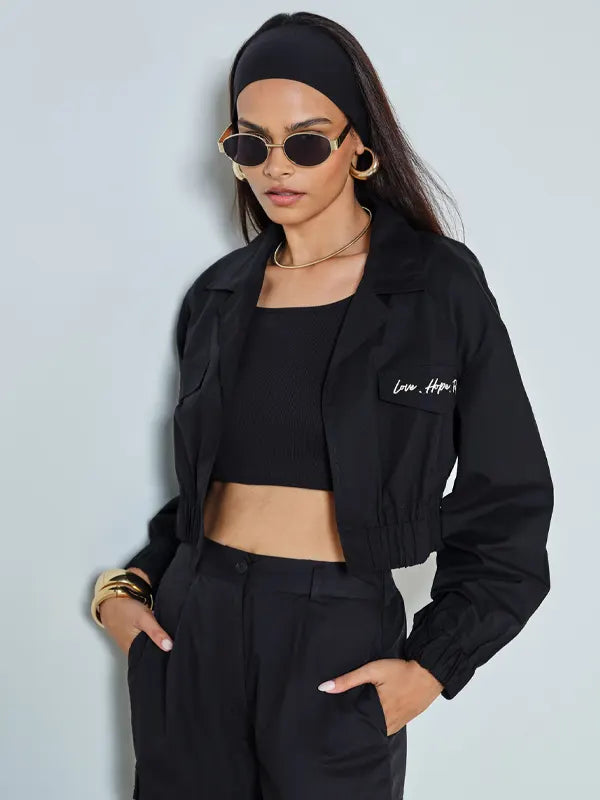 Breanna Tillman Women's Cropped Cotton Jacket