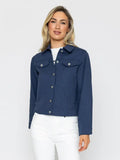Dylan Collins Navy Cotton Rich Casual Jacket