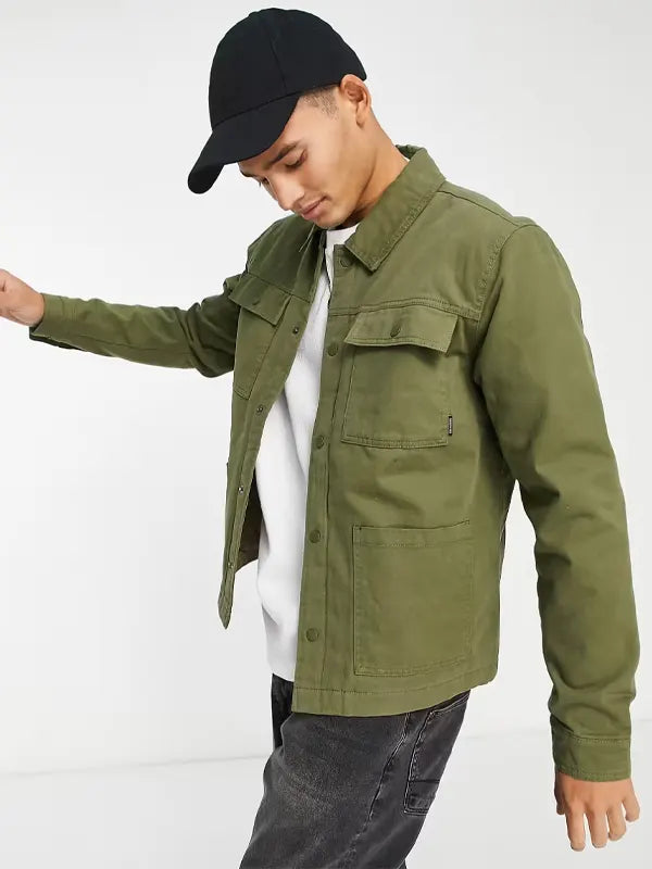 Branson Smitham Green Cotton Jacket