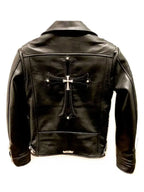 chrome hearts leather jacket