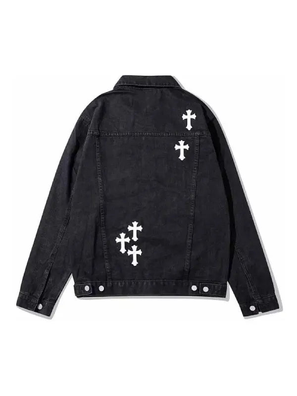 fried denim jacket