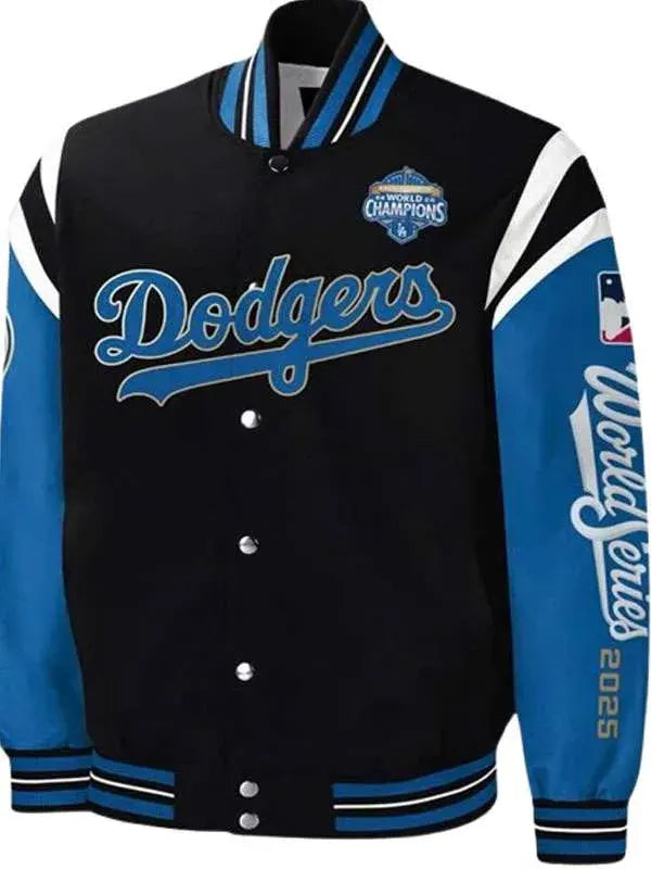 LA Dodgers 9 Time World Series Champions Jacket