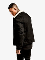 Madelyn Connelly Men's Denim Black Sharpa Jacket