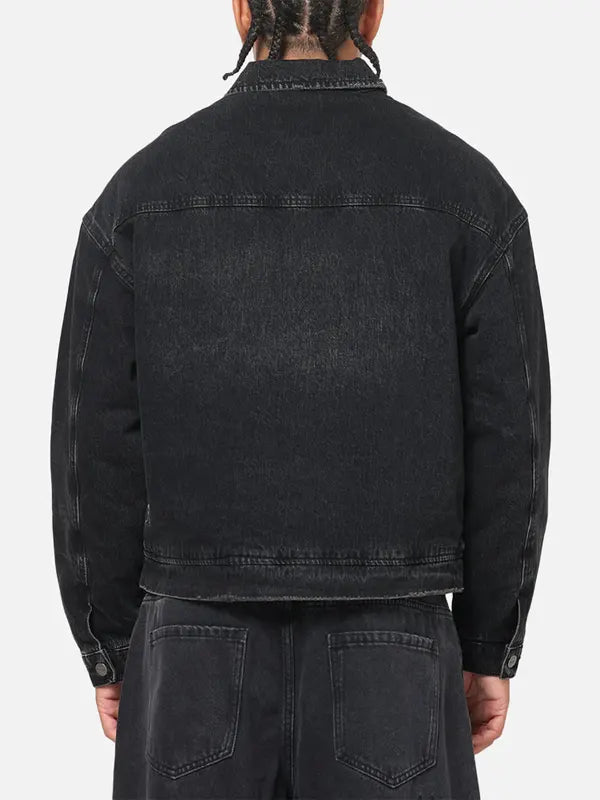 Judah Dietrich Black Men's Denim Jacket