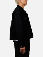 Serena Marquardt Men's Denim Black Jacket