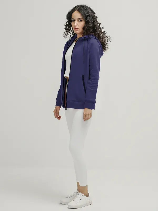 Karina Larkin Navy Women's Zipper Hoodie