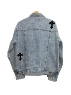 fried denim jacket