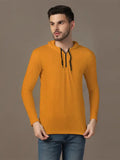 Henry Murphy Men's Gold Cotton Hoodie
