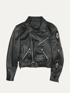 chrome hearts leather jacket