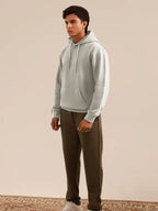 Mason Brooks Men's Gray Fleece Pullover Hoodie