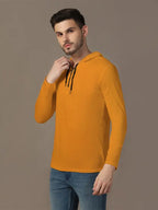 Henry Murphy Men's Gold Cotton Hoodie