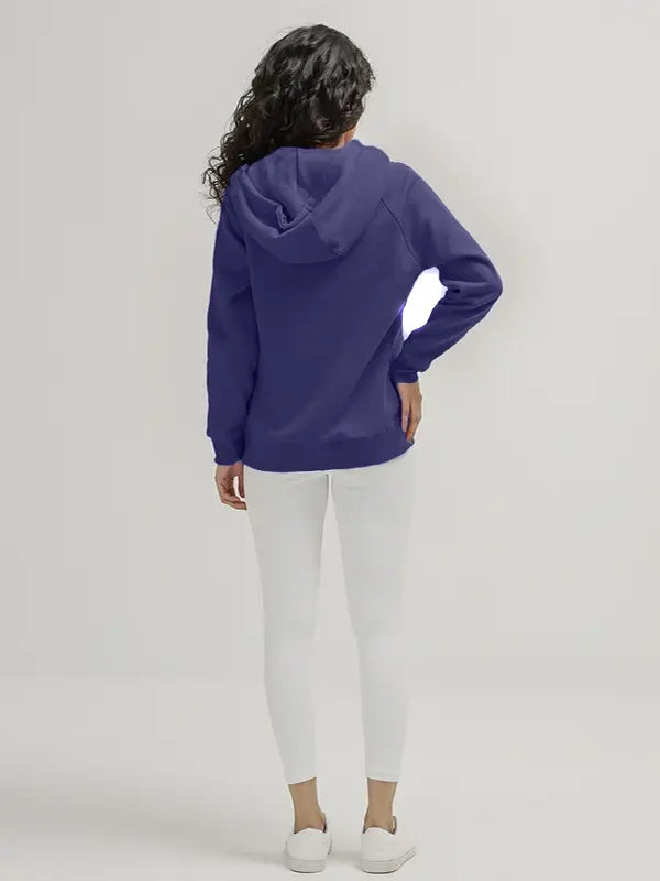 Karina Larkin Navy Women's Zipper Hoodie