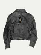 chrome hearts leather jacket