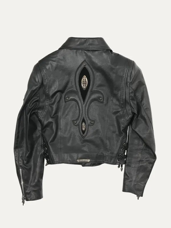 chrome hearts leather jacket