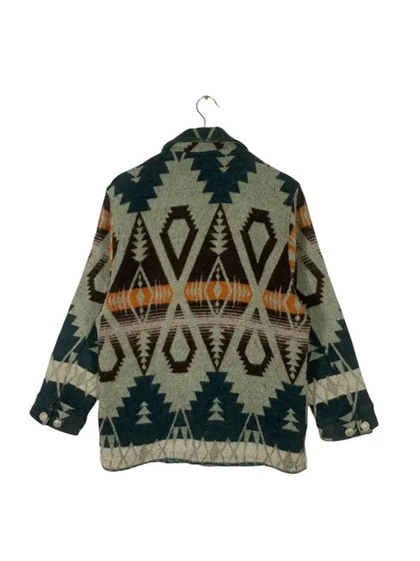 woolrich aztec wool jacket