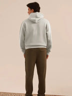 Mason Brooks Men's Gray Fleece Pullover Hoodie