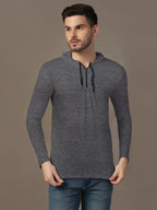Jack Sullivan Men's Gray Cotton Hoodie