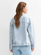 Dave Marvin Blue Oversized Denim Jacket