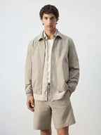 Michaela Klein Cream Micro check blazer Cotton