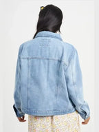 Karine Tremblay Gina ice blue denim jacket
