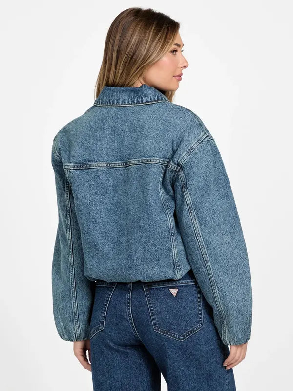 Fabiola Fahey Women's zipper lined denim jacket