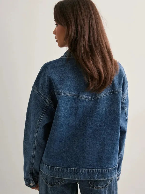 Luisa Prosacco Drop Shoulder Denim Jacket