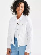 Malinda Pacocha White Regular Denim Jacket