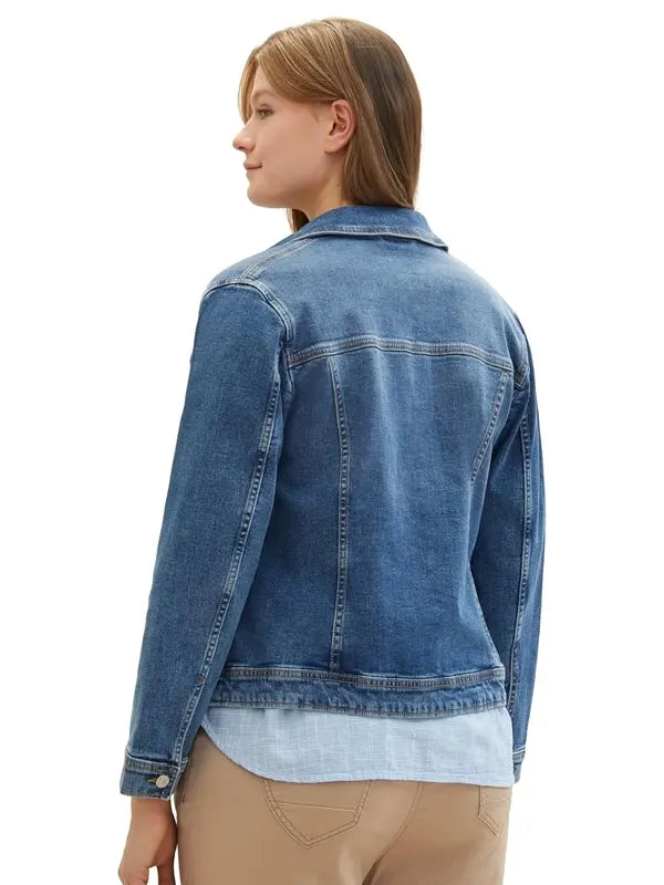 Adriel Rowe Peacock Blue Denim Jacket