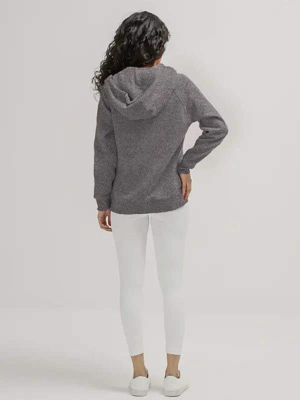 Julien Mante Women's Zipper Fleece Hoodie