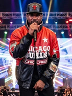 R&B Tour 2026 Usher Chicago Bulls Leather Jacket