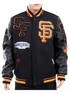 Varsity San Francisco Giants Mash Up Black Jacket