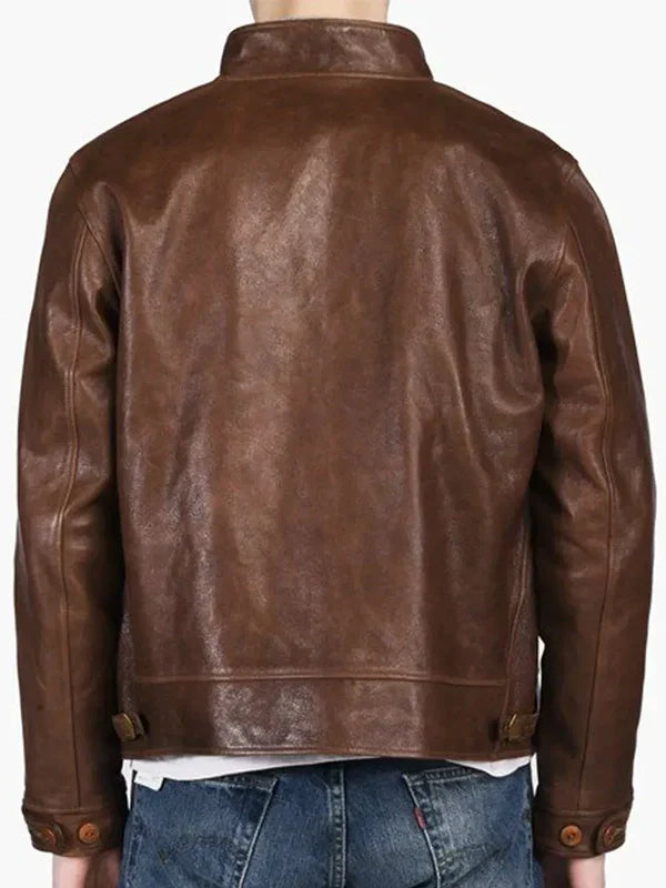 Vintage-Albert-Einstein-Leather-Jacket-Back
