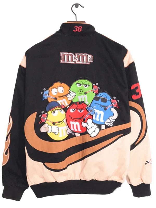 Vintage-M&M-Nascar-Racing-Jacket-Back