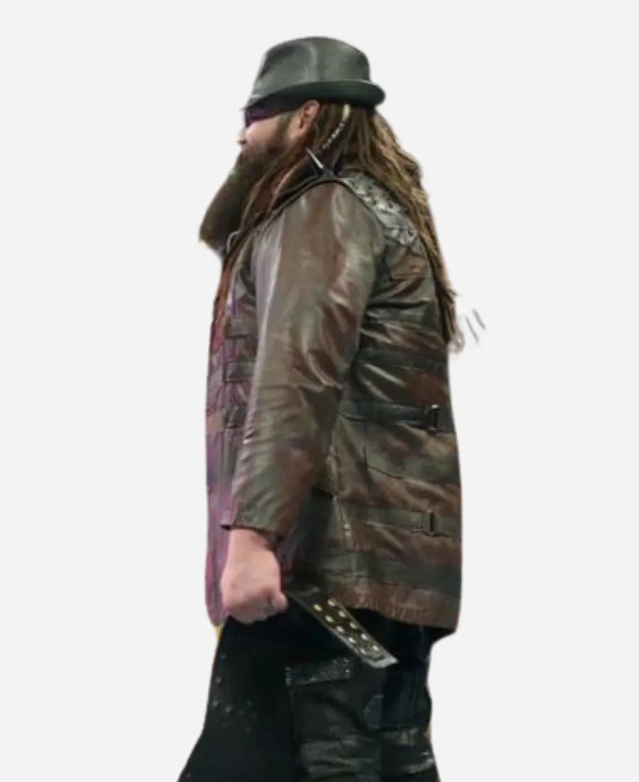 WWE Bray Wyatt Brown Leather Jacket