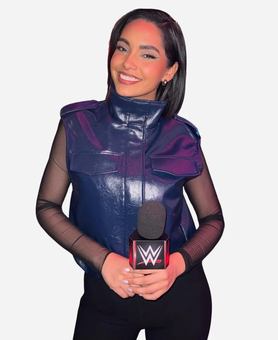 WWE Elimination Chamber Andrea Bazarte Vest